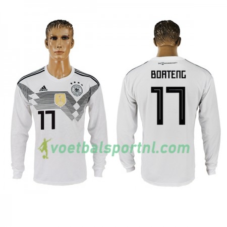 Duitsland Boateng 17 Thuis Shirt WK voetbal 2018 L/S